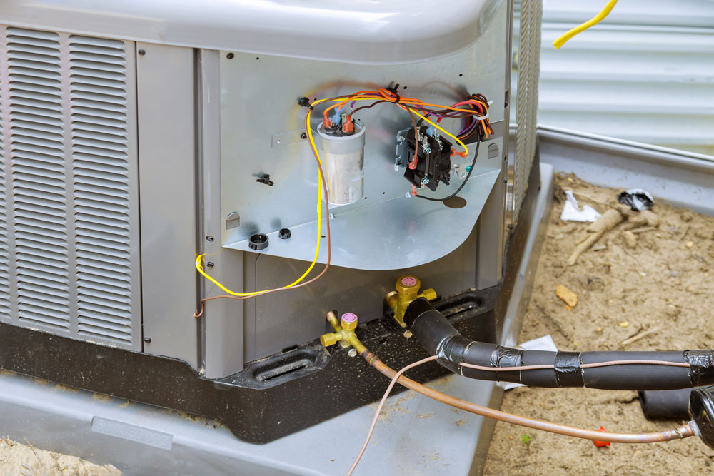 AC setup needing service